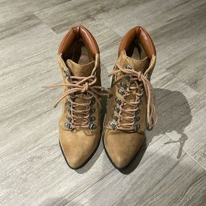Brown Heel Booties